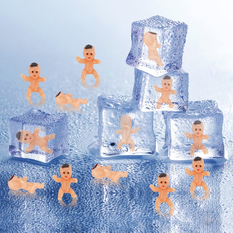 Weilan 40 Pcs 1Mini Plastic Babies Party Baby Shower Decor - Image 2